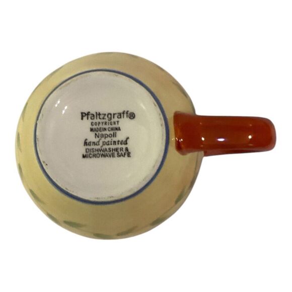 Pfaltzgraff Napoli Hand Painted Mugs, Soup, 16oz. Set of 4 Coffee Mugs - Picture 2 of 9